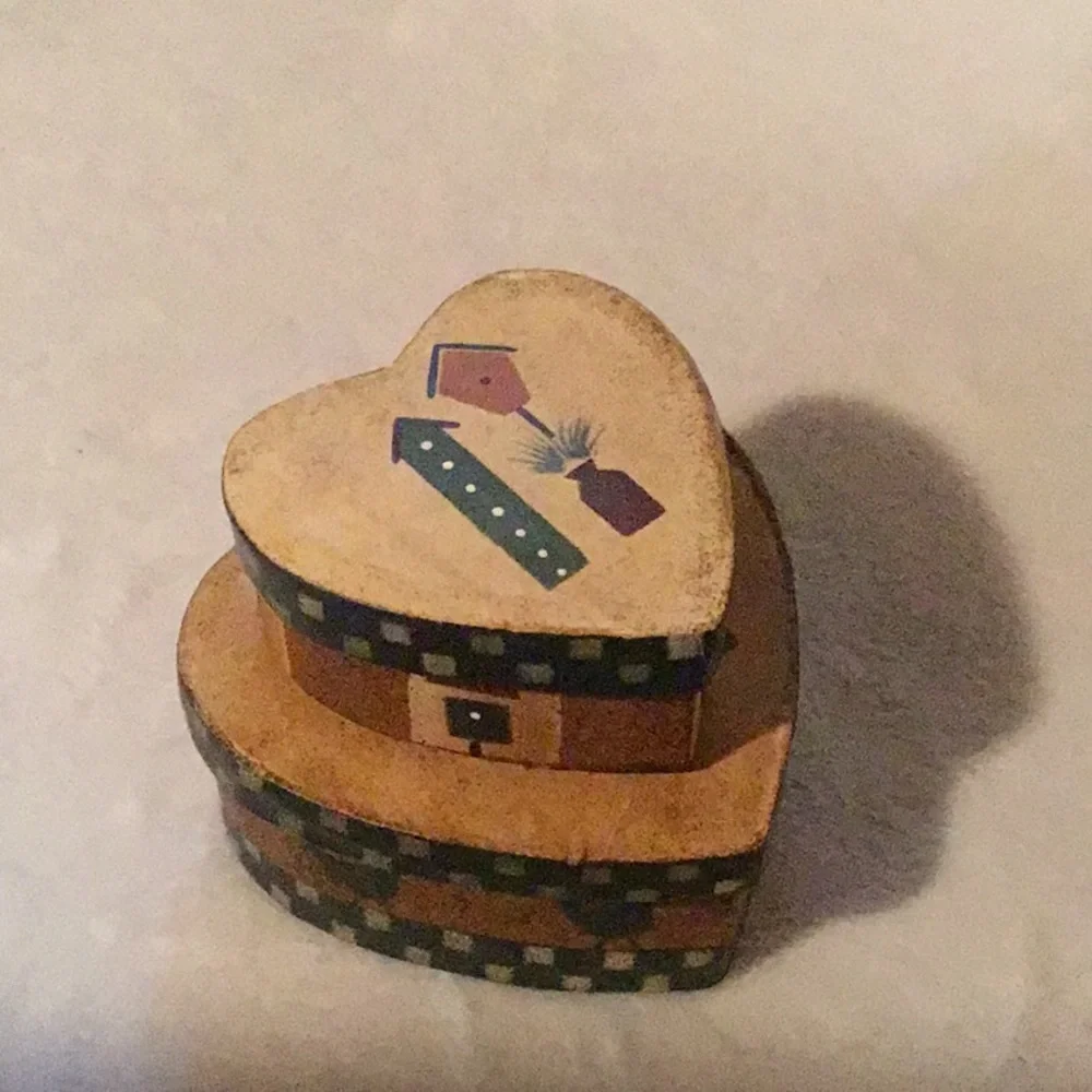 Farmhouse Country Home Decor Nesting Trinket Boxes